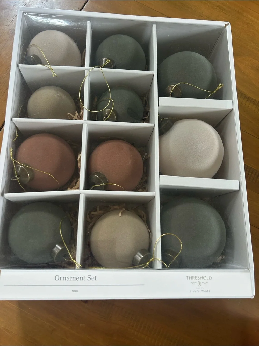 NWT Threshold x Studio McGee Velvet Holiday Ornament Set